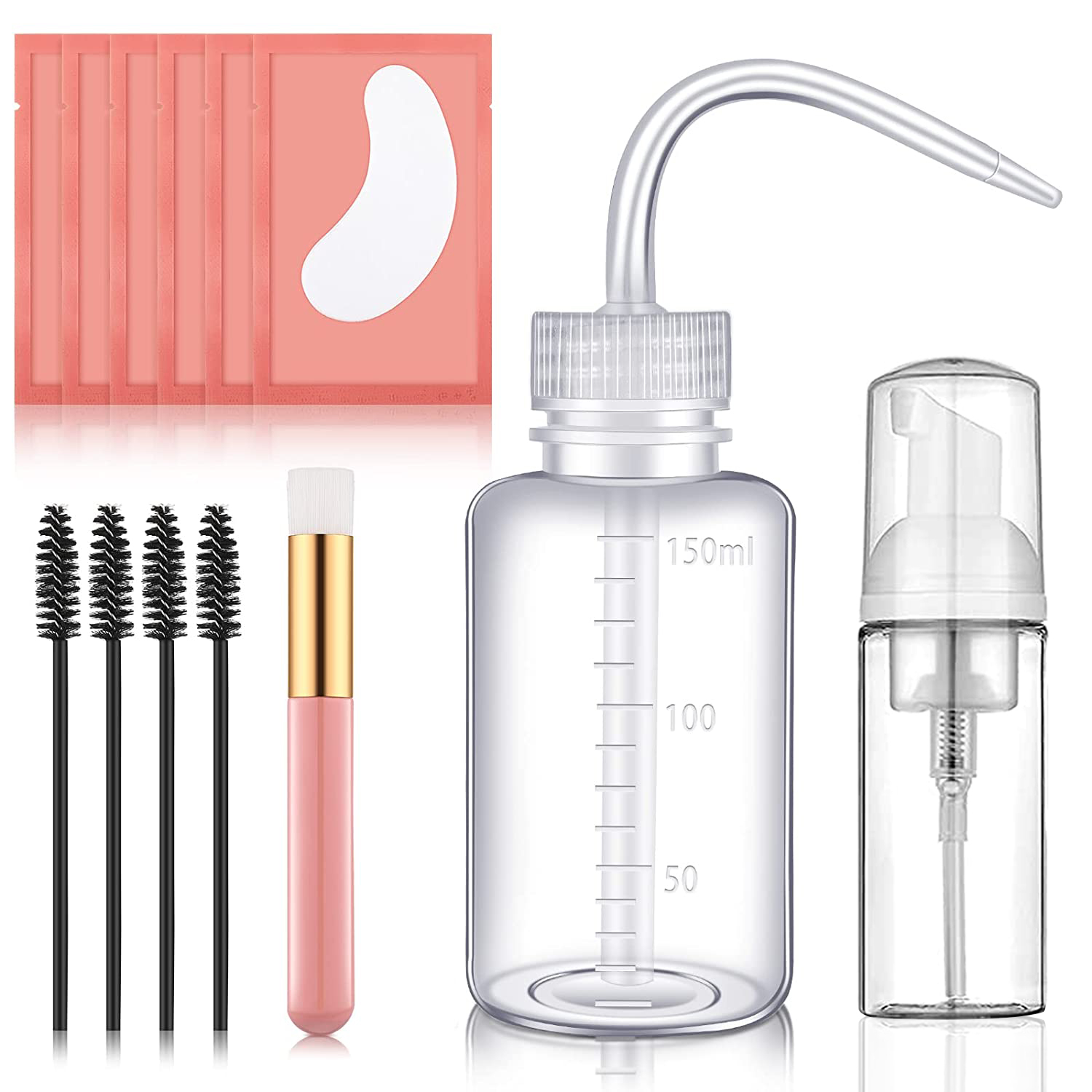 Eyelash Extension Wash Kit - Eyelash Extension Cleaning Kit Lash Shampoo