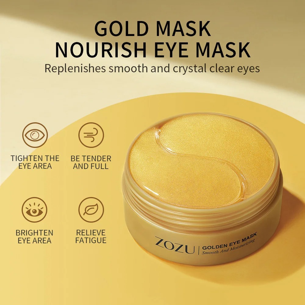 Eye Pad Collagen - 120pcs Avocado Golden Collagen Eye Mask