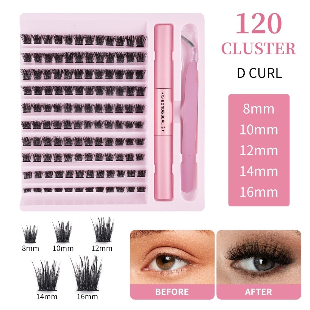 Eyelash Extension Wispy - High Quality Bond and Seal False