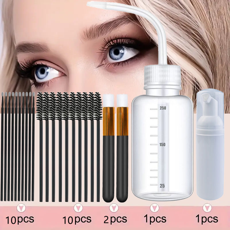 23&24Pcs Eyelash Extension Cle - Eyelash Extension Wash Kit review and price
