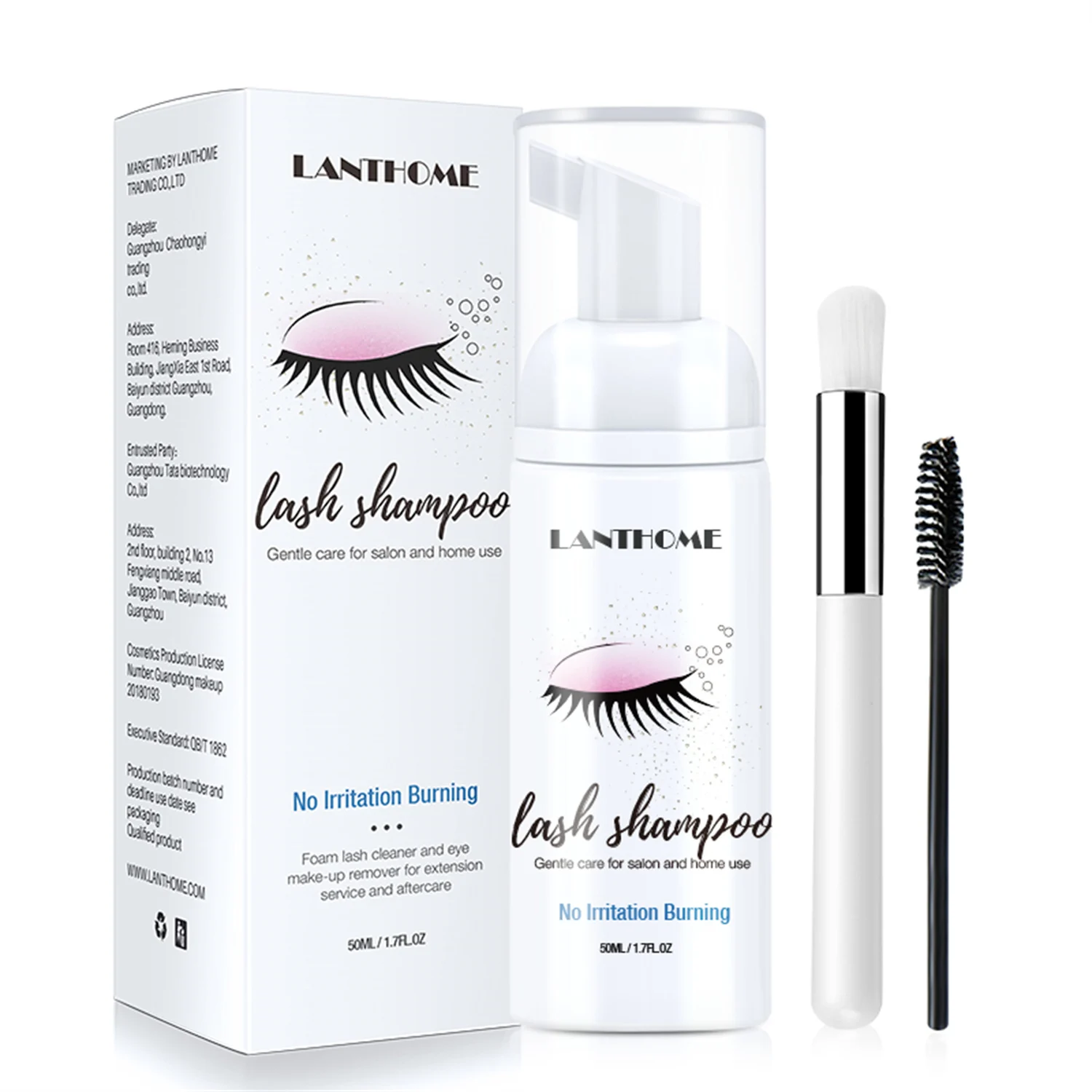 50ml Lanthome Eyelash Extensio - Eyelash Extension Wash Kit review and price