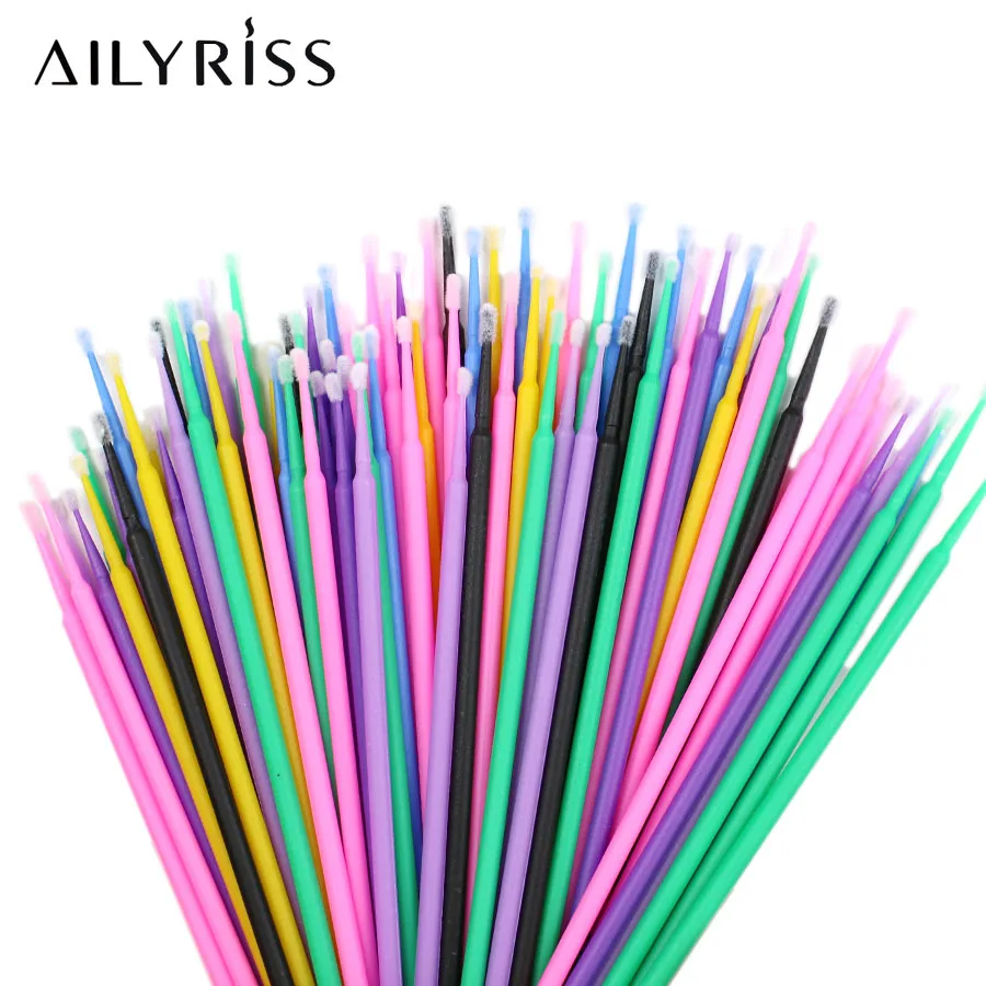 100PCS/Lot Disposable Eyelash  - Micro Brush Applicator review and price