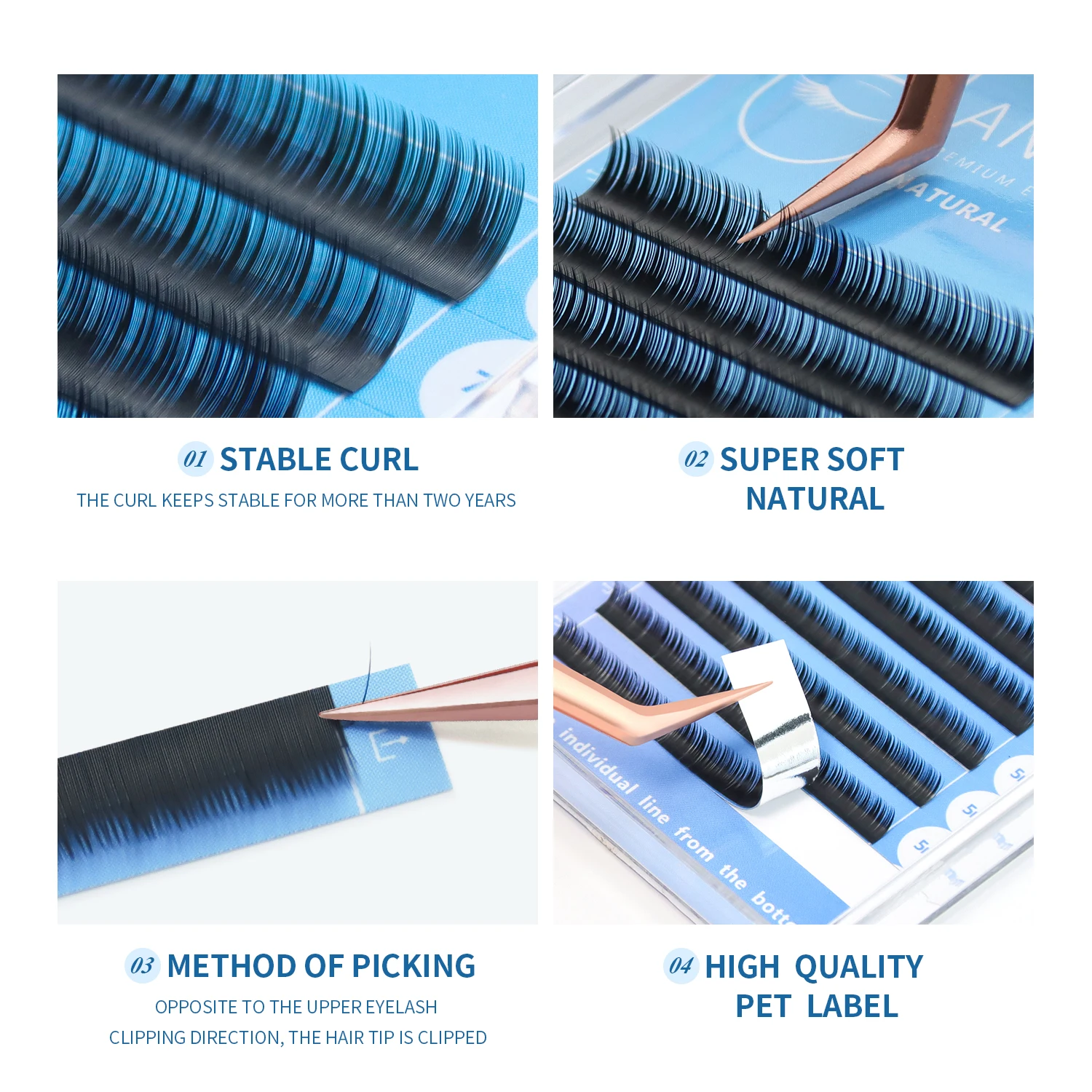ANNAFRIS Lower Lashes 5-7mm Mi - Individual Lash Tray review and price