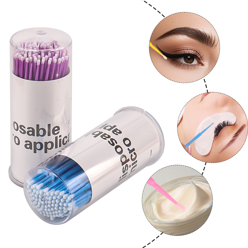 100pcs Disposable Eyelash Brus - Micro Brush Applicator review and price