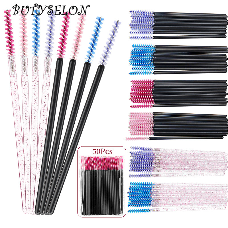 50pcs Disposable Eyelash Brush - Micro Brush Applicator review and price