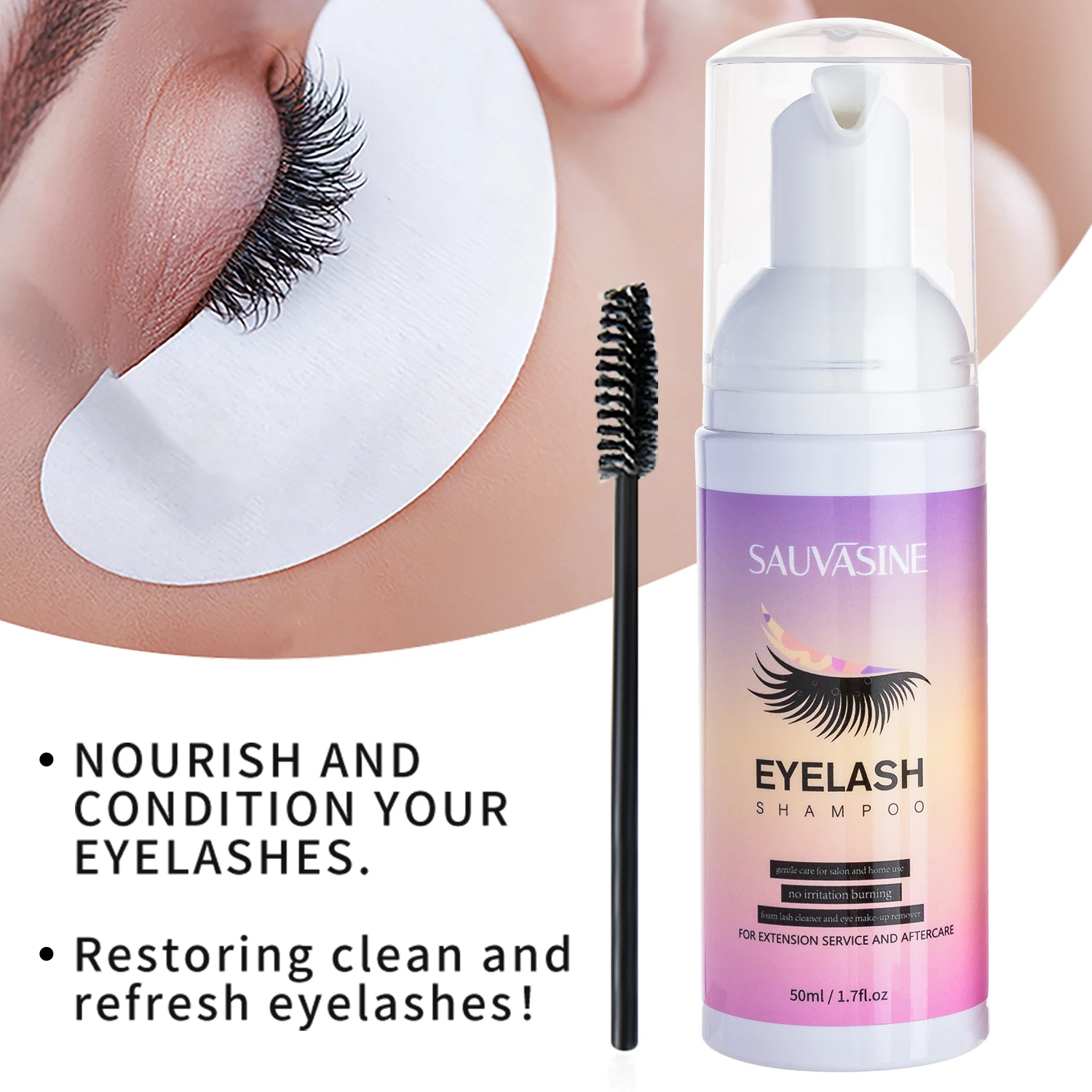 5/10PCS 50ML Eyelash Extension - Eyelash Extension Wash Kit review and price