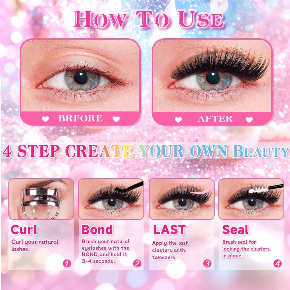 Natural Look False Eyelashes W - Eyelash Extension Wispy review and price