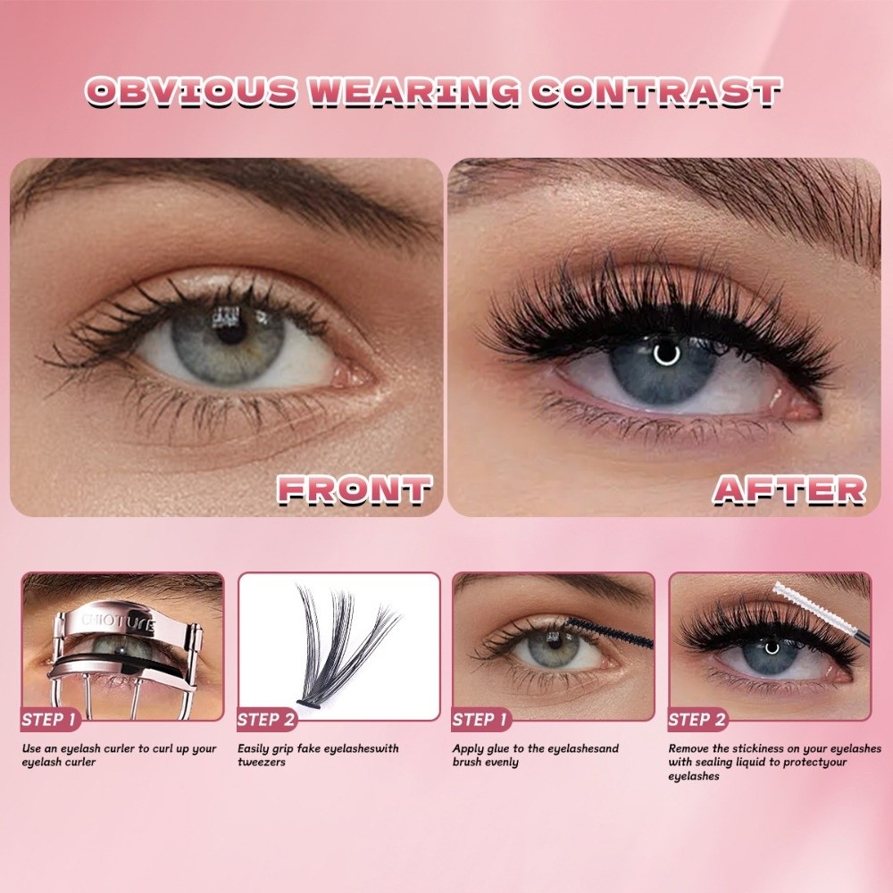 8-16mm Length False Eyelashes  - Eyelash Extension Wispy review and price
