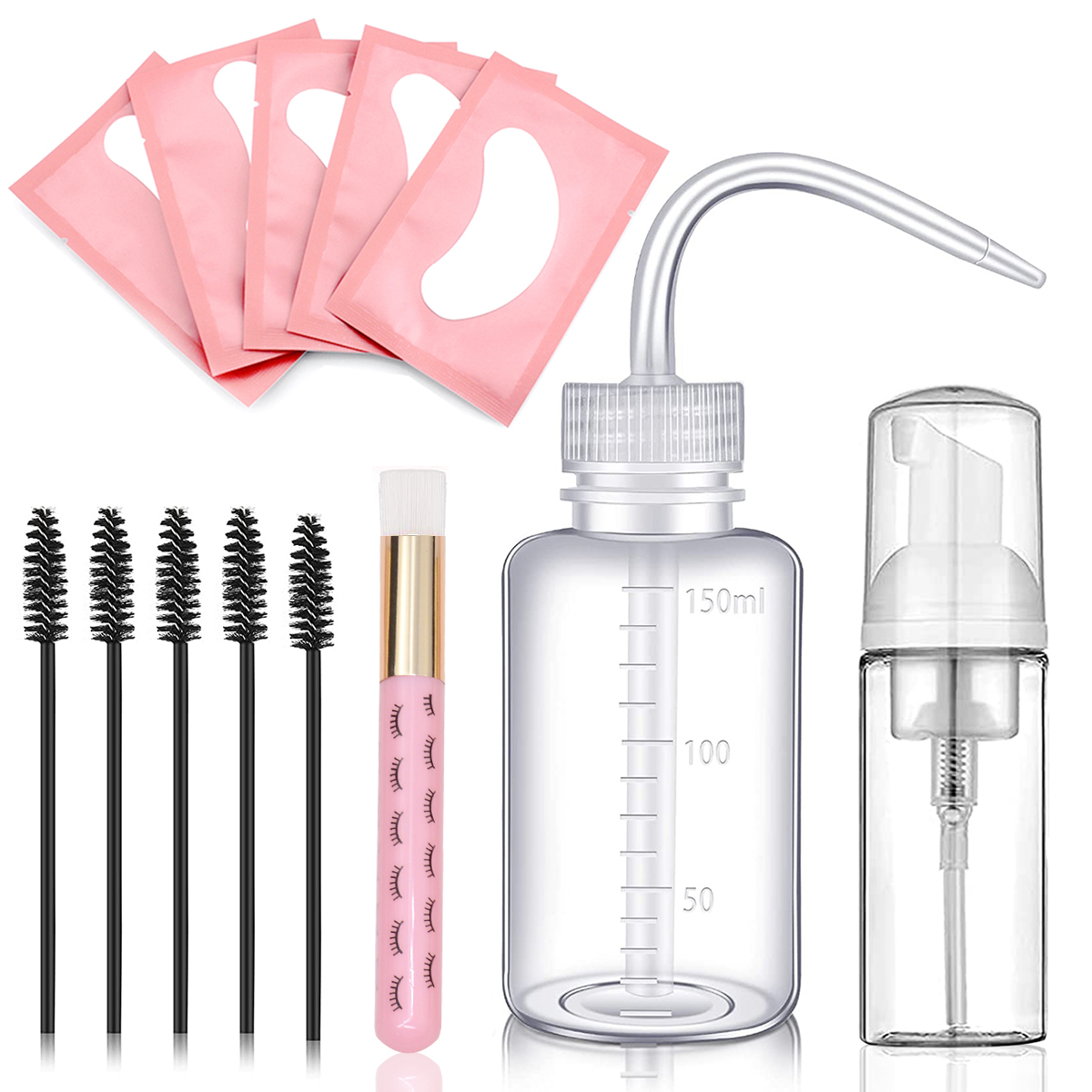 13Pcs Eyelash Extension Cleani - Eyelash Extension Wash Kit review and price