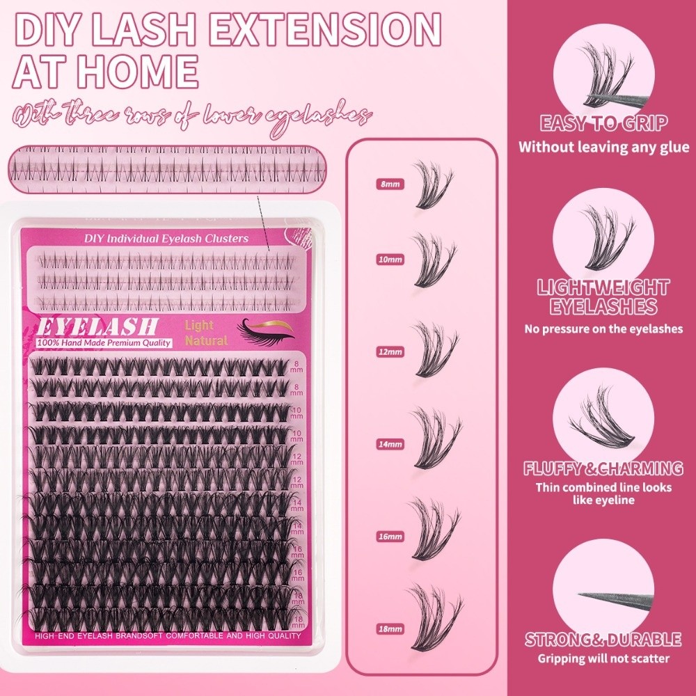 8-18mm Length False Eyelashes  - Eyelash Extension Wispy review and price