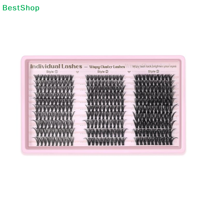 ✂Cluster Lashes Individual Ext - Eyelash Extension Wispy review and price