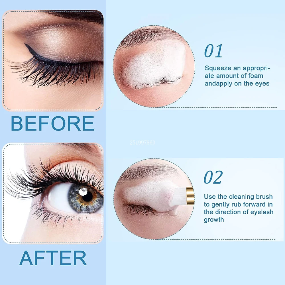 50/25Pcs Eyelash Extension Rem - Eyelash Extension Wash Kit review and price